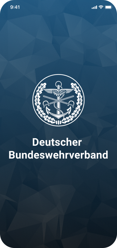 Deutscher Bundeswehr Verband App Screenshot Startseite