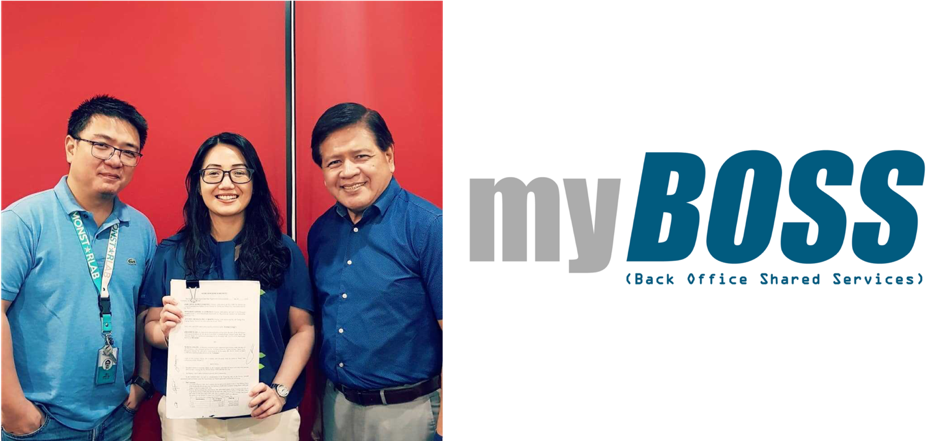 Allan,Project Manager of this investment,Judy, the founder of myBOSS.asia and Tony, Board Director of myBOSS.asia