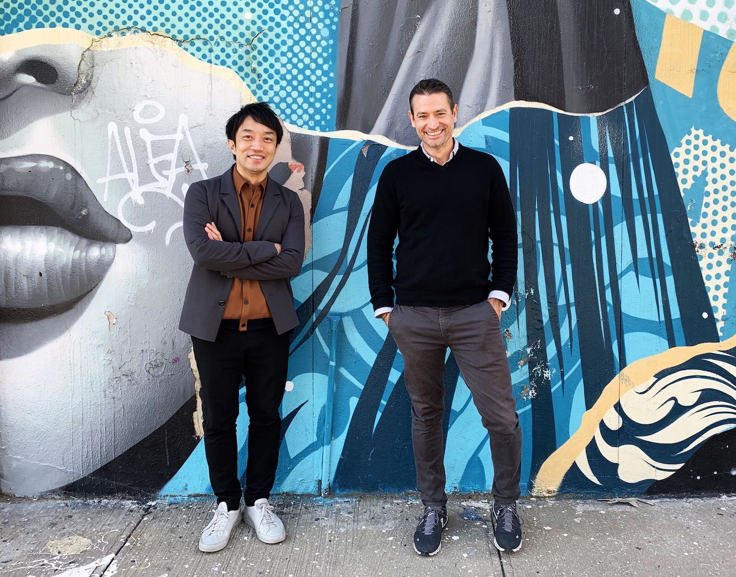 Fuzz CEO, Nathanial Trienens, and Monstarlab CEO Hiroki Inagawa in New York